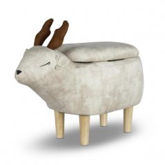 Krzesło Zoosy Reindeer "Yuna", szare, z przegródką